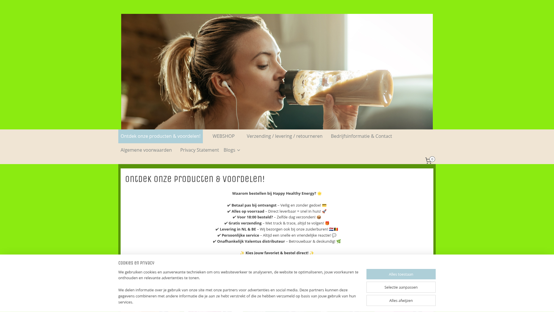 Screenshot van happyhealthymetthee.myonline.store