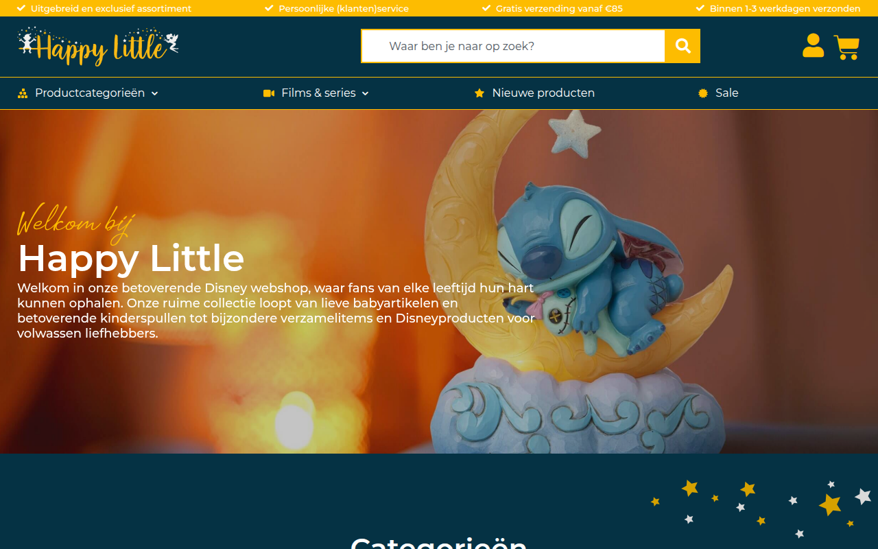 Screenshot van happylittle.nl