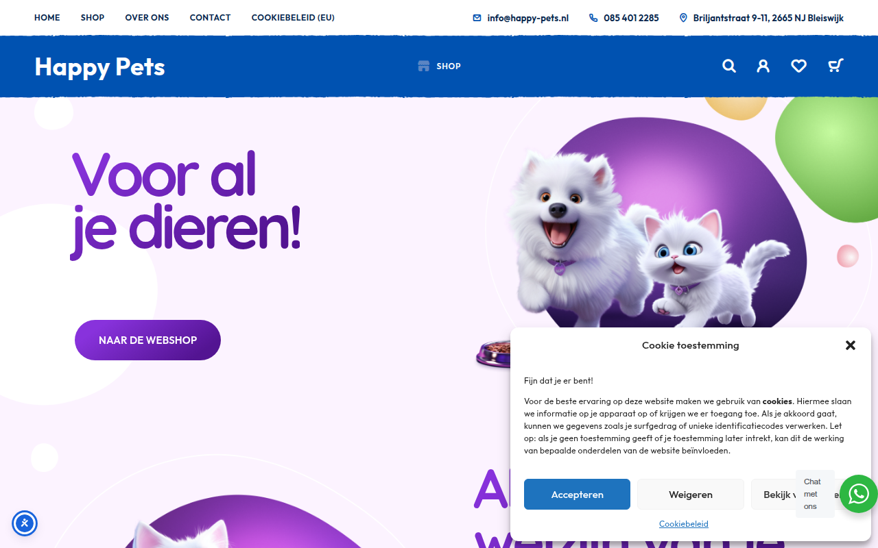 Screenshot van Happypets