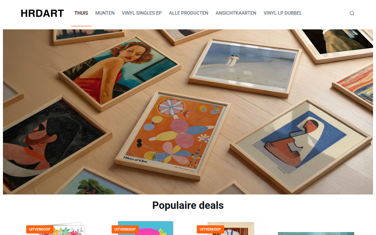 Screenshot van hardcoregabberkunst.com