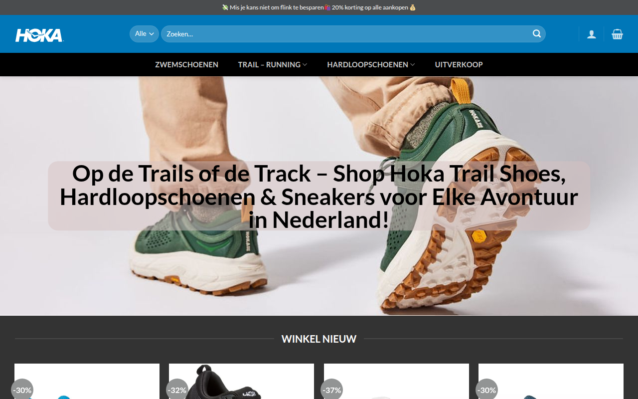 Screenshot van Hardloopschoennl