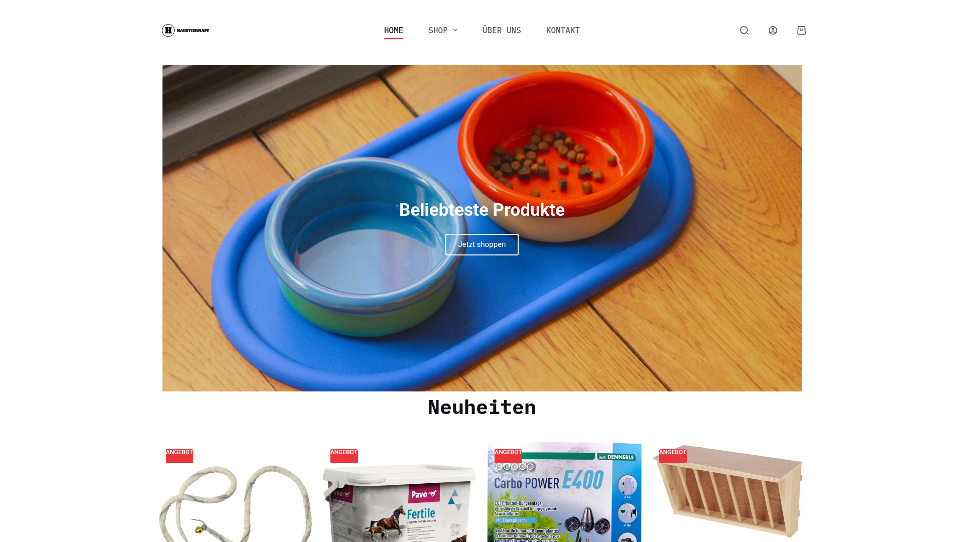 Screenshot van haustiernapf.com