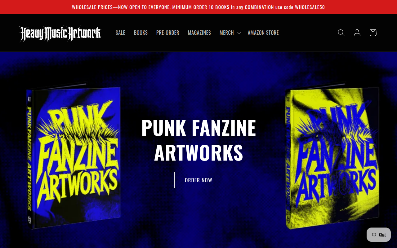 Screenshot van heavymusicartwork.com