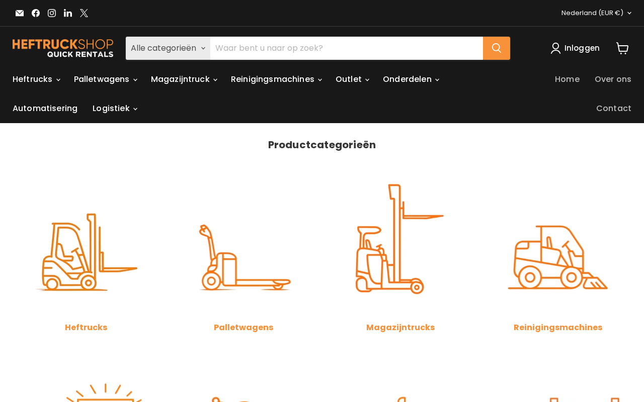 Screenshot van heftruckshop.nl
