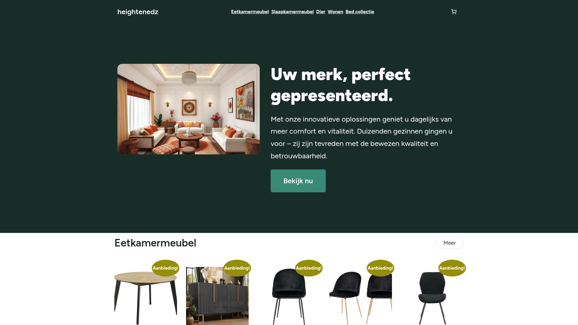 Screenshot van heightenedz.com