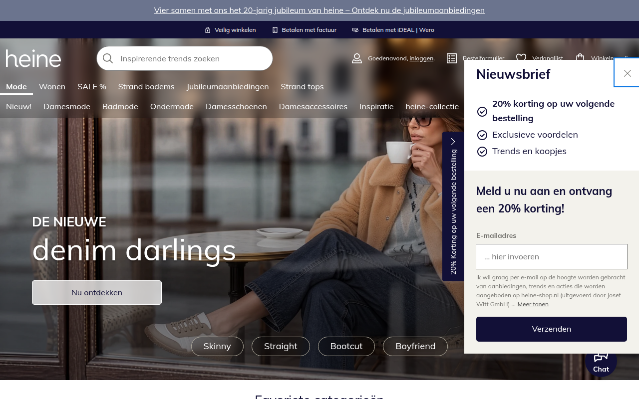 Screenshot van heine-shop.nl