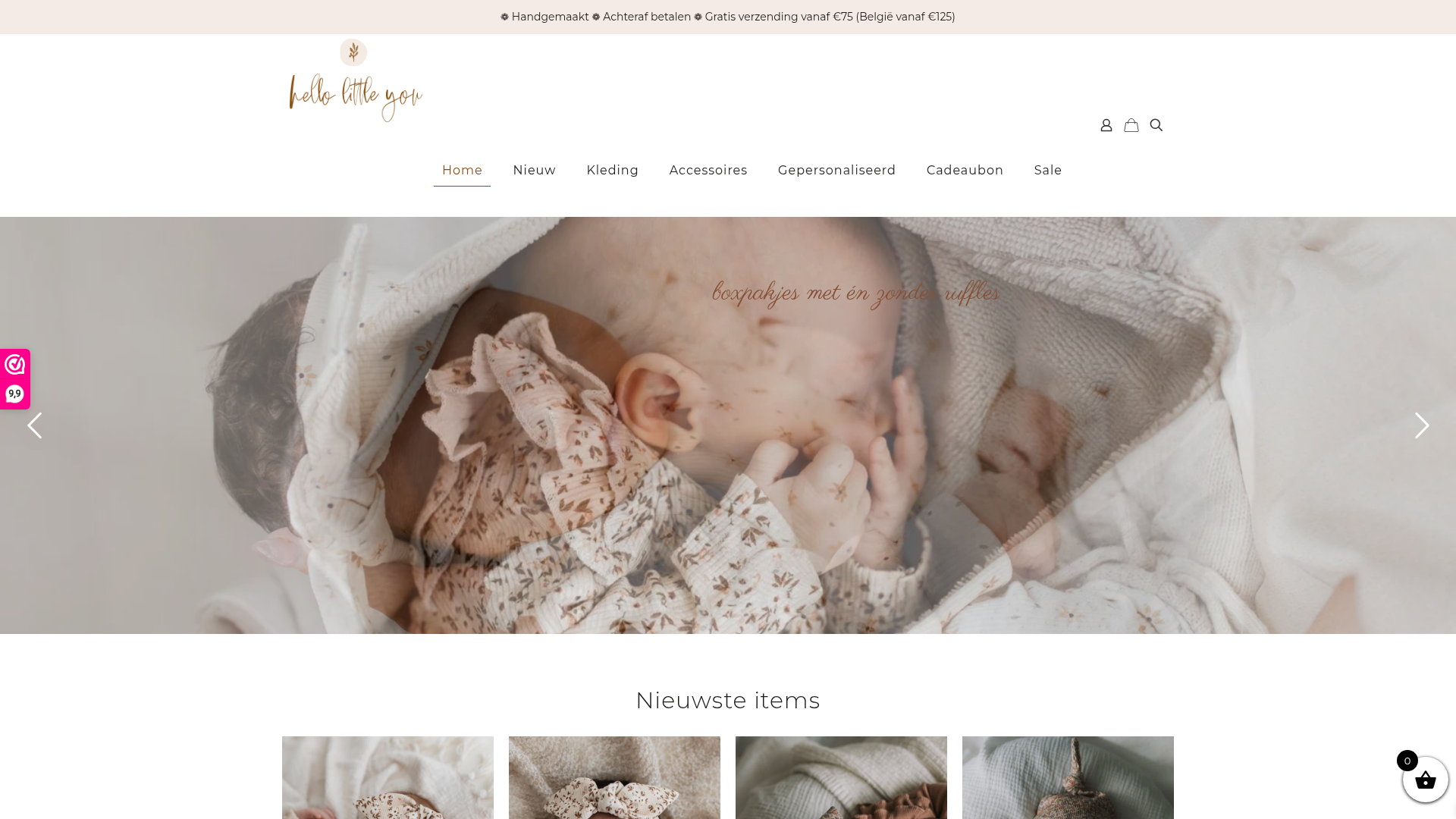 Screenshot van hello-little-you.nl