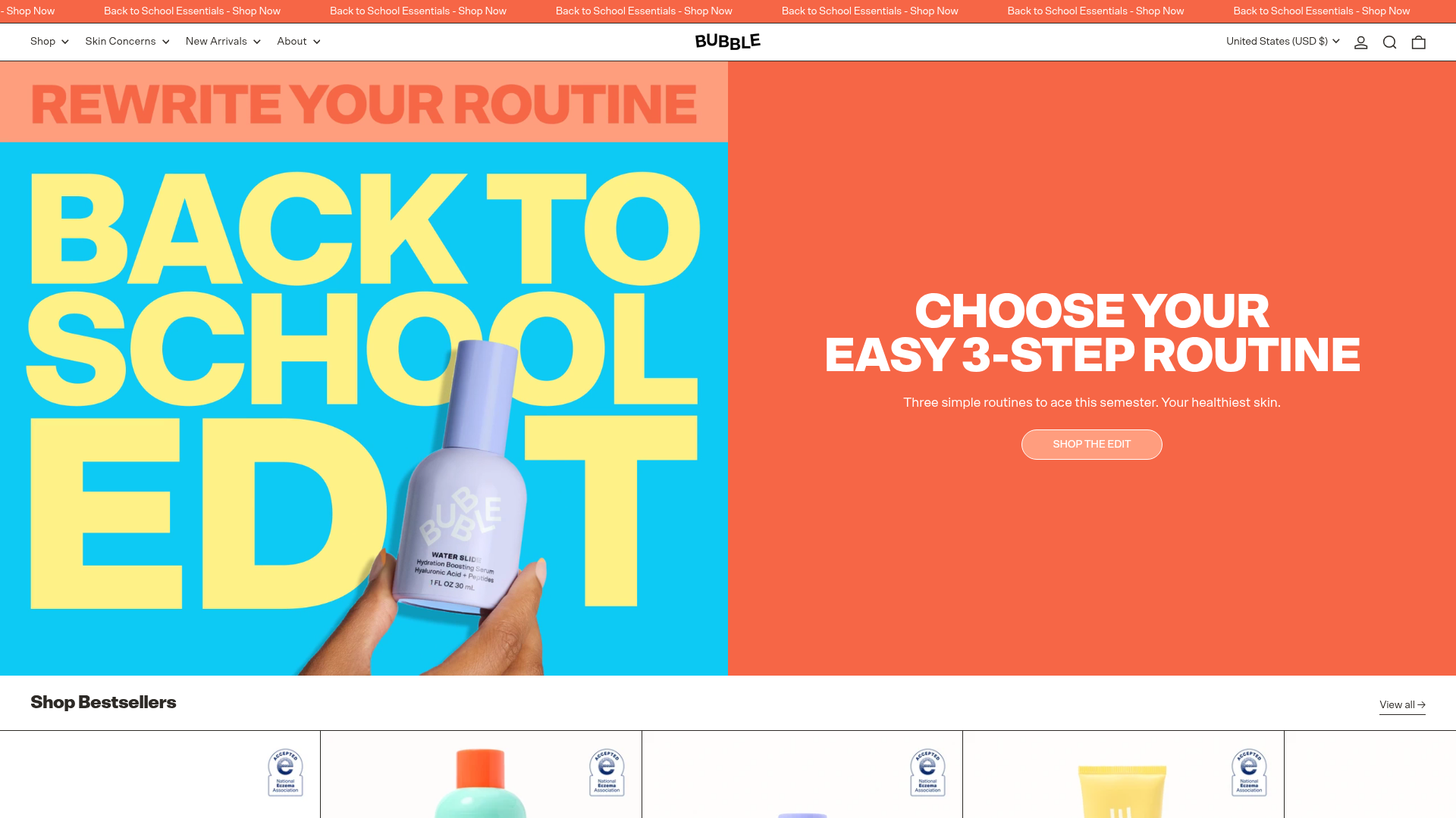 Screenshot van hellobubble.com