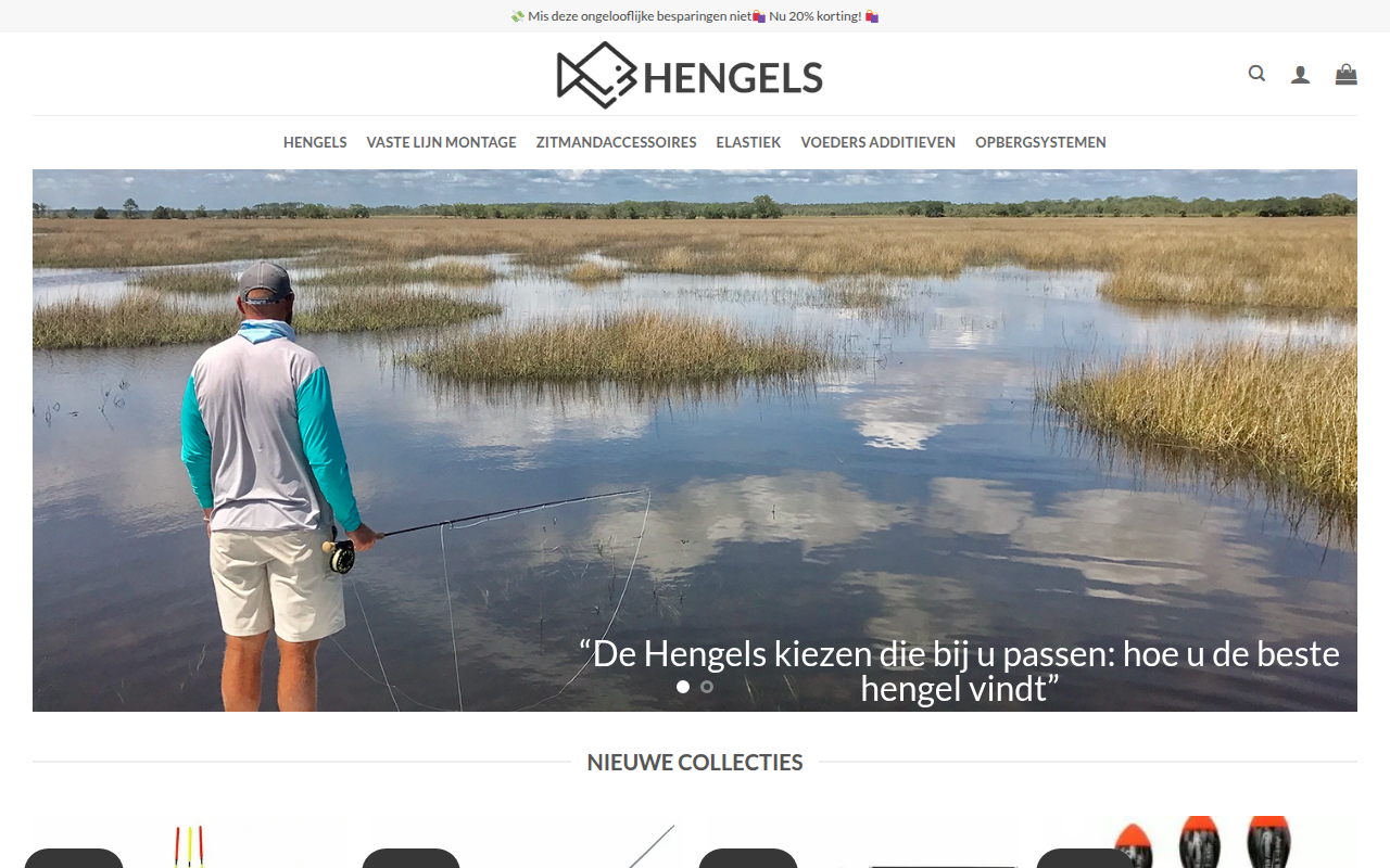 Screenshot van hengelverkoop.com