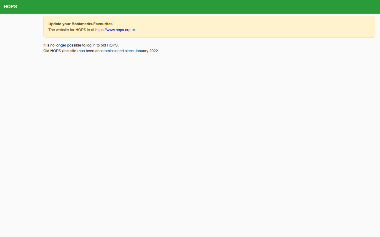 Screenshot van heritage-ops.org.uk