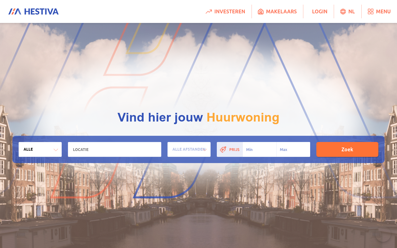Screenshot van hestiva.nl