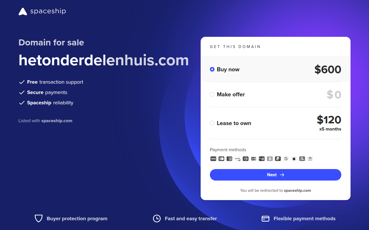 Screenshot van hetonderdelenhuis.com