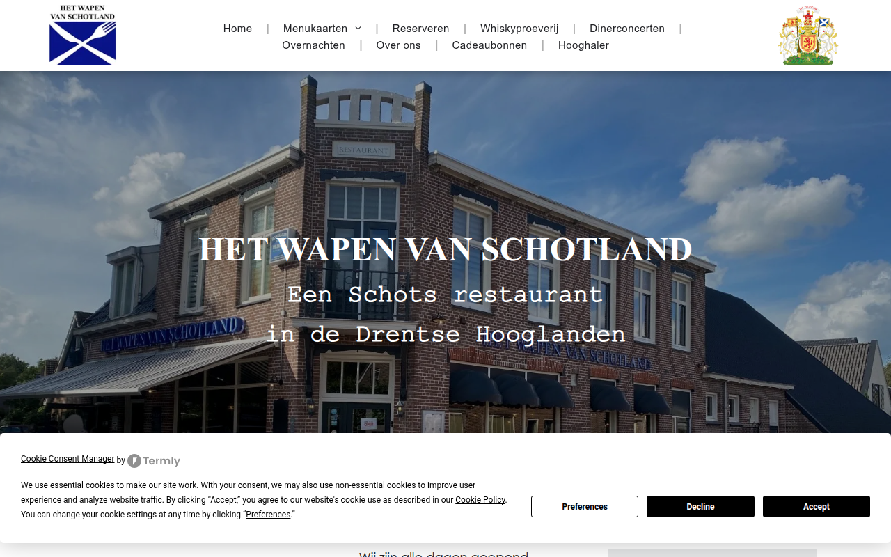Screenshot van hetwapen.nl