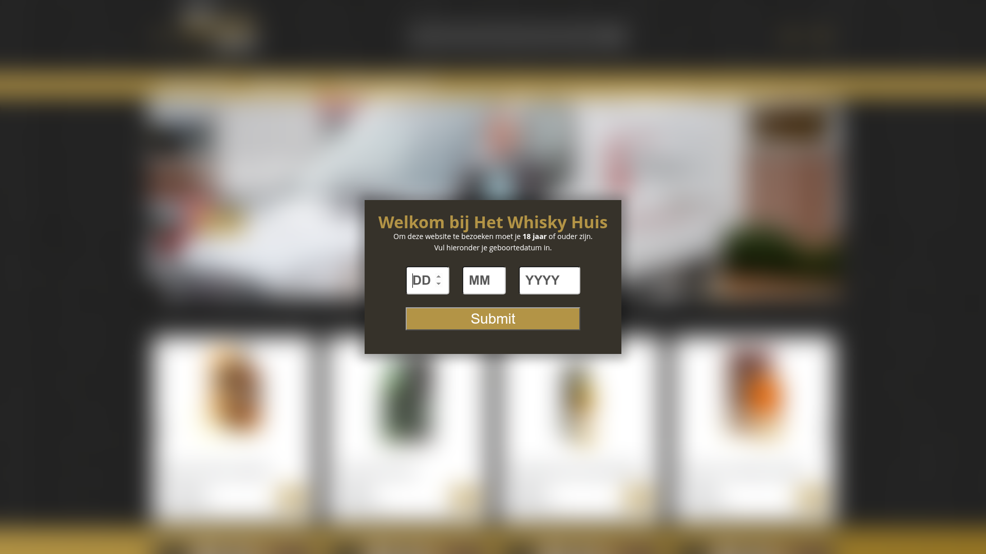 Screenshot van hetwhiskyhuis.nl