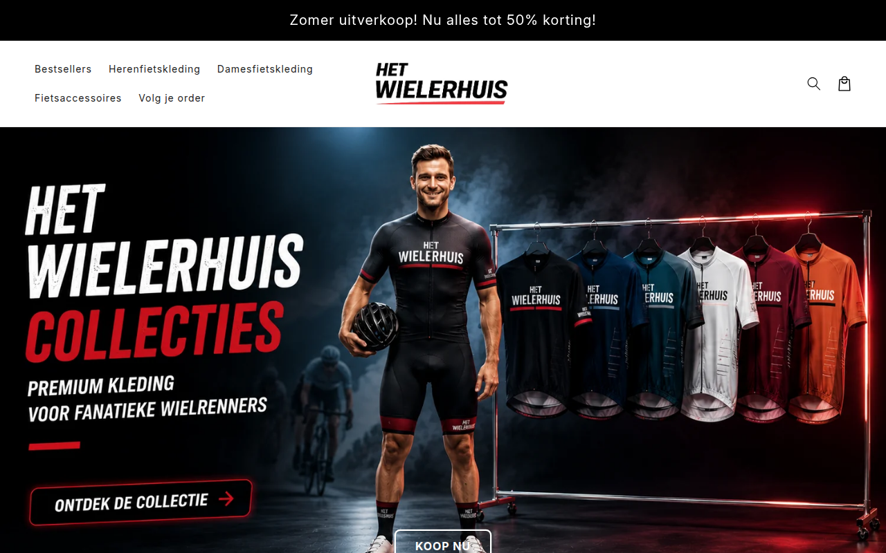 Screenshot van hetwielerhuis.nl