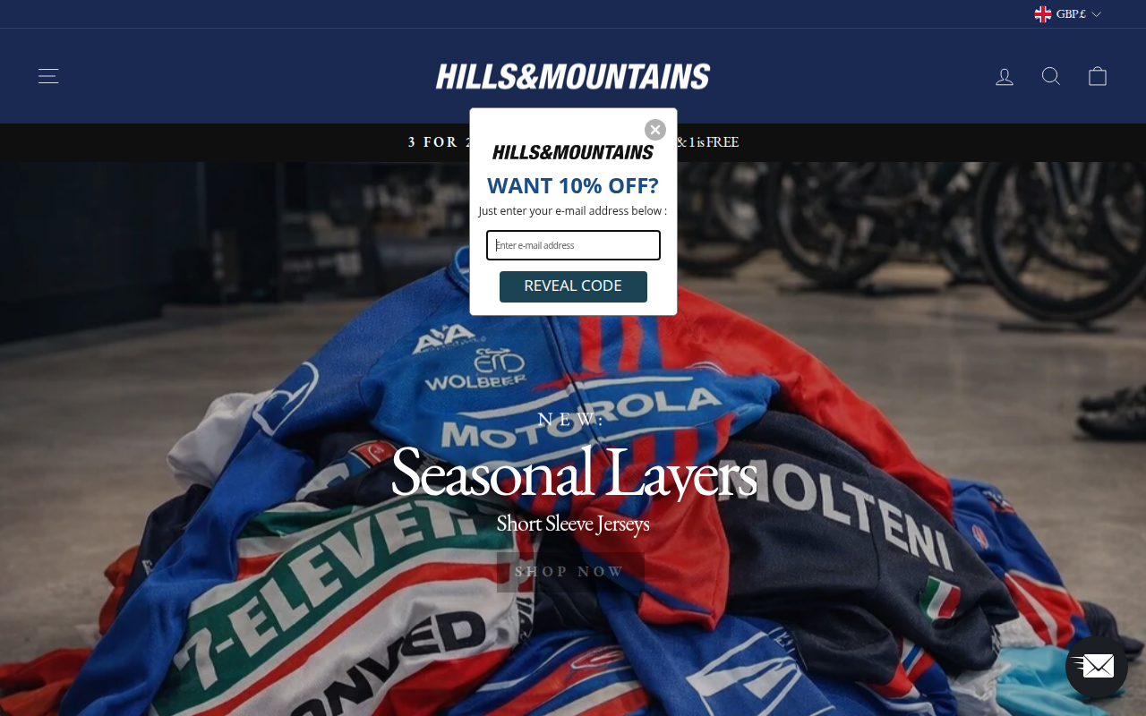 Screenshot van hillsandmountains.com