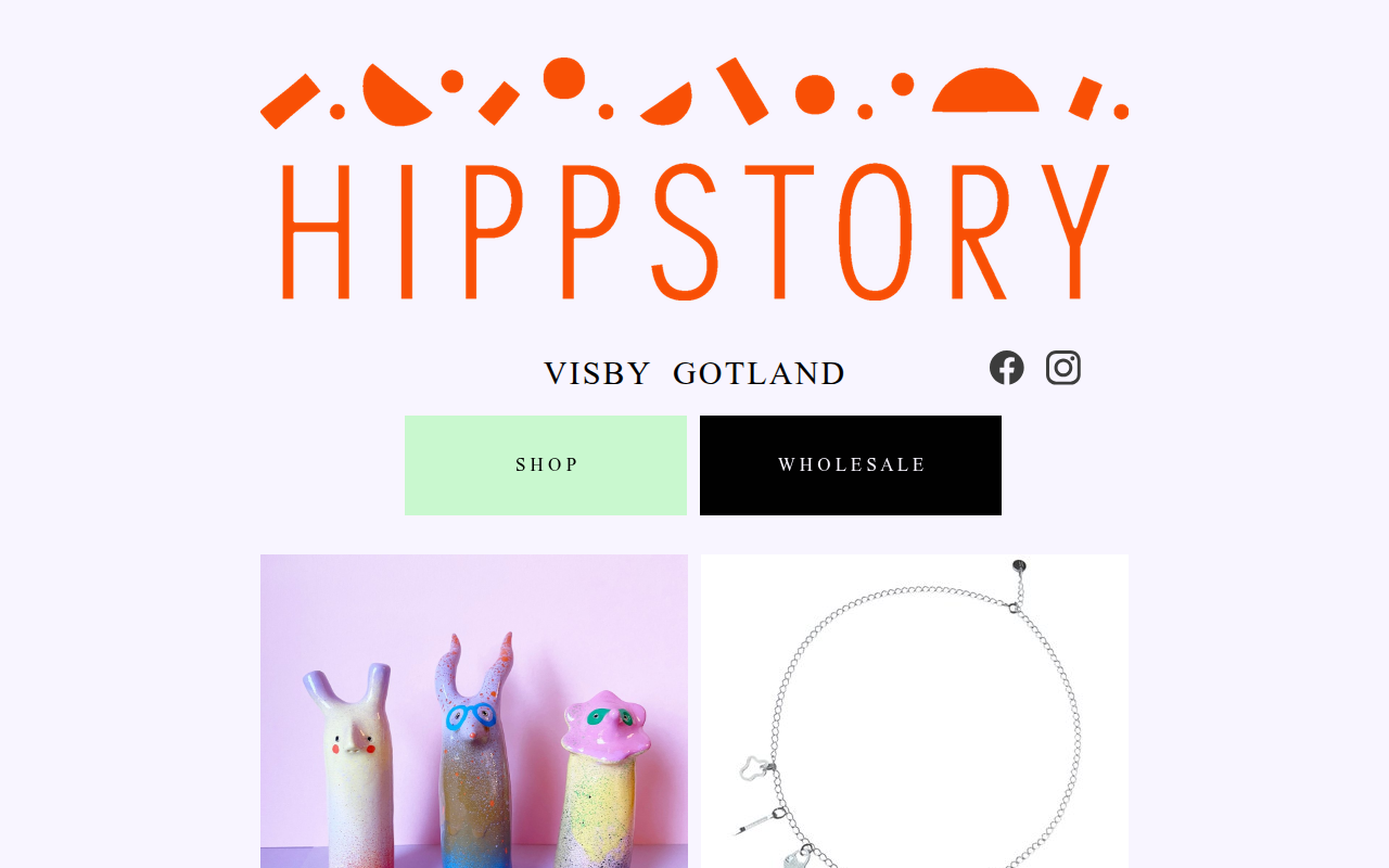 Screenshot van hippstory.com