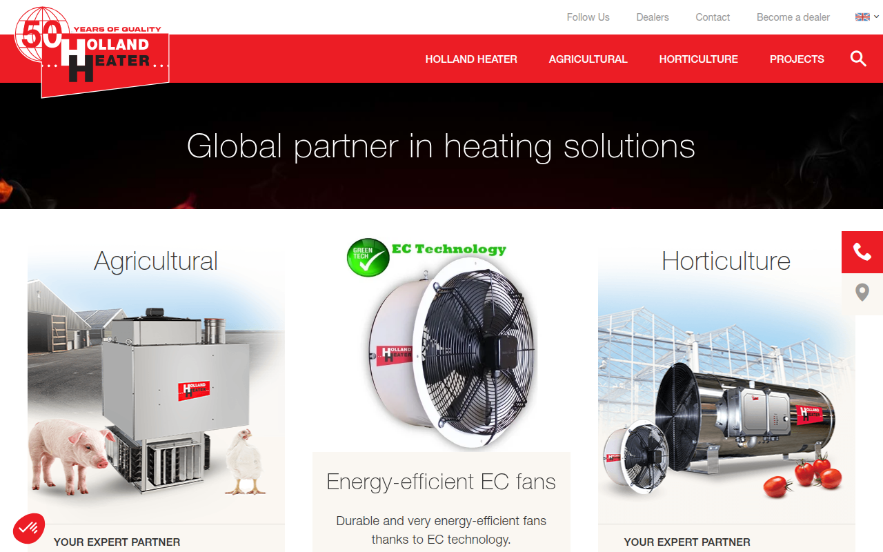 Screenshot van hollandheater.nl
