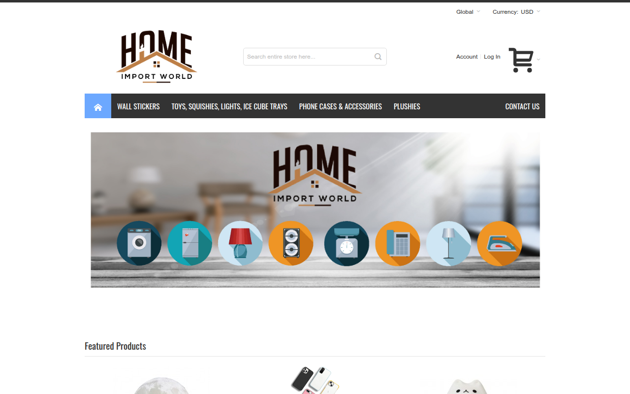 Screenshot van homeimportworld.com
