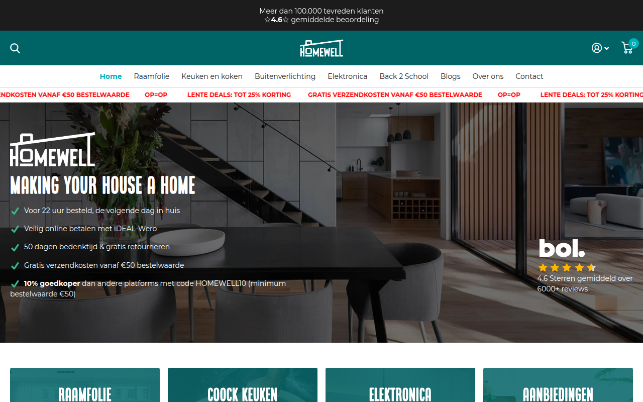 Screenshot van homewellproducts.nl