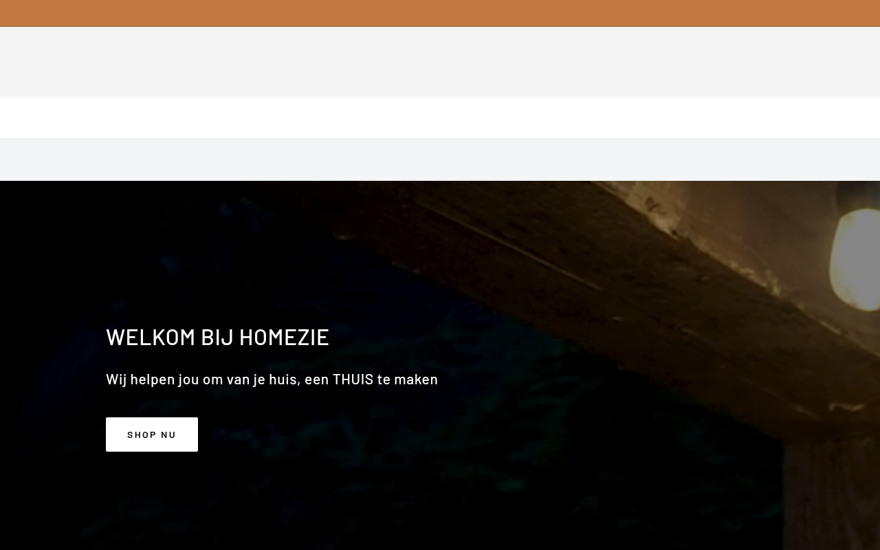 Screenshot van homezie.nl