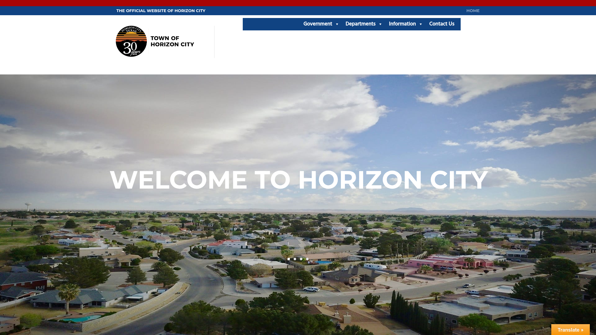 Screenshot van horizoncity.com