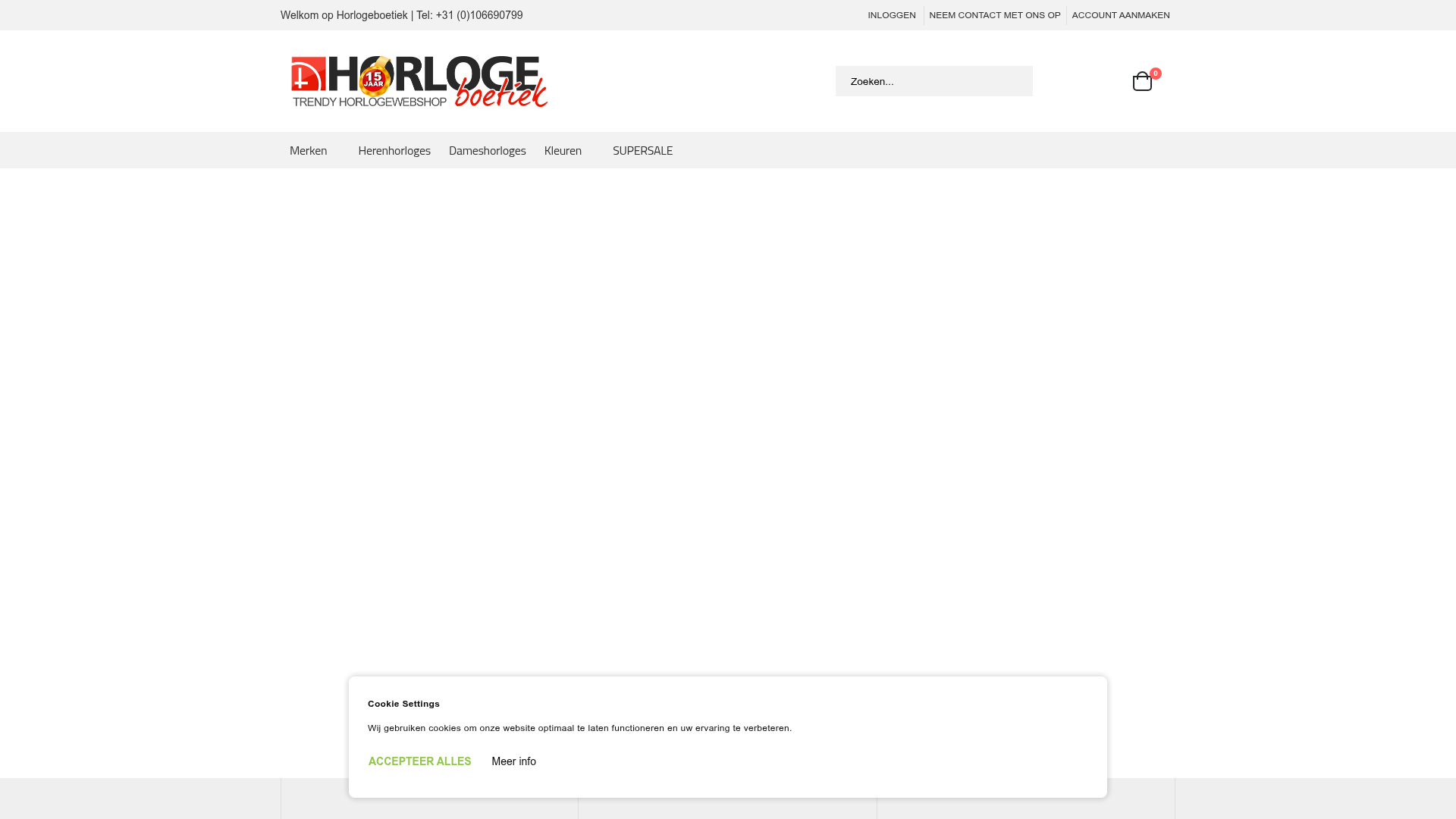 Screenshot van horlogeboetiek.nl