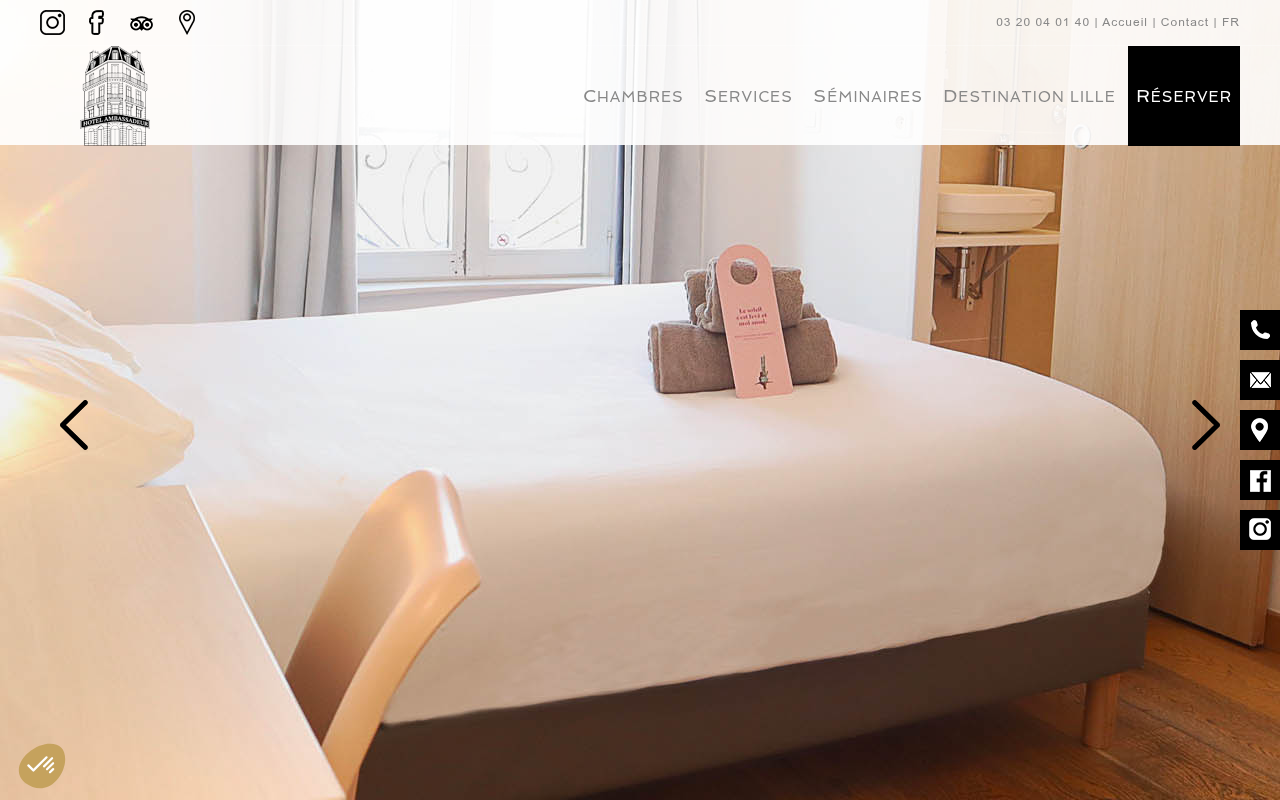 Screenshot van hotel-lille-ambassadeur.fr