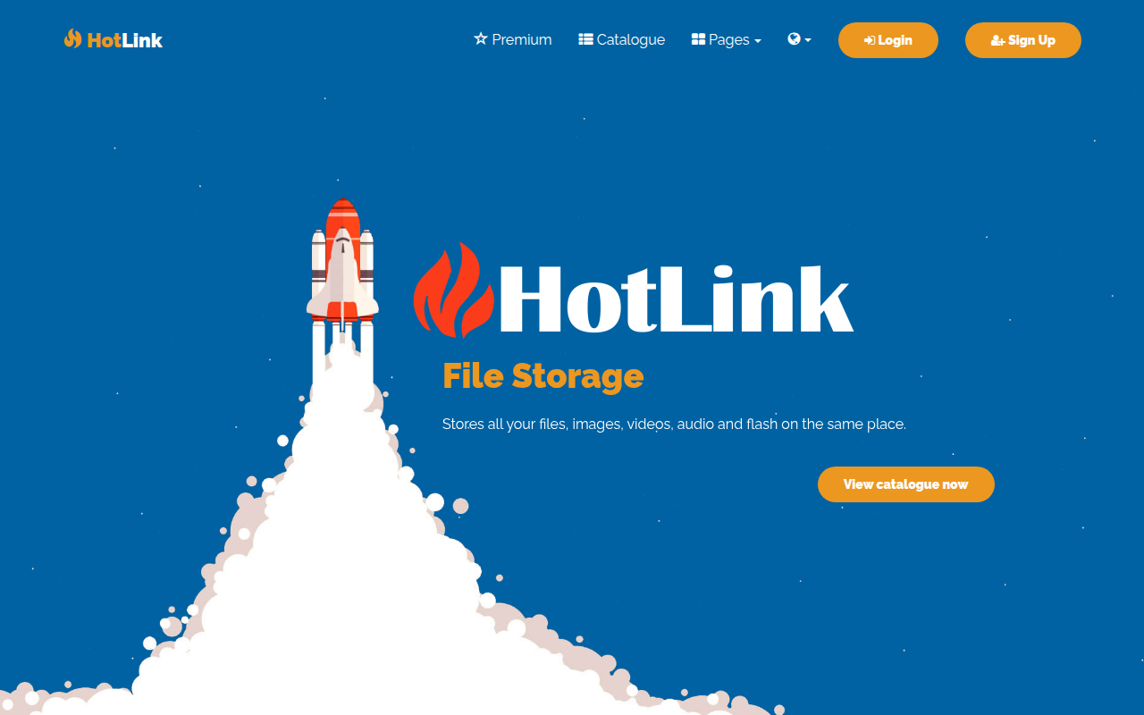 Screenshot van hotlink.cc