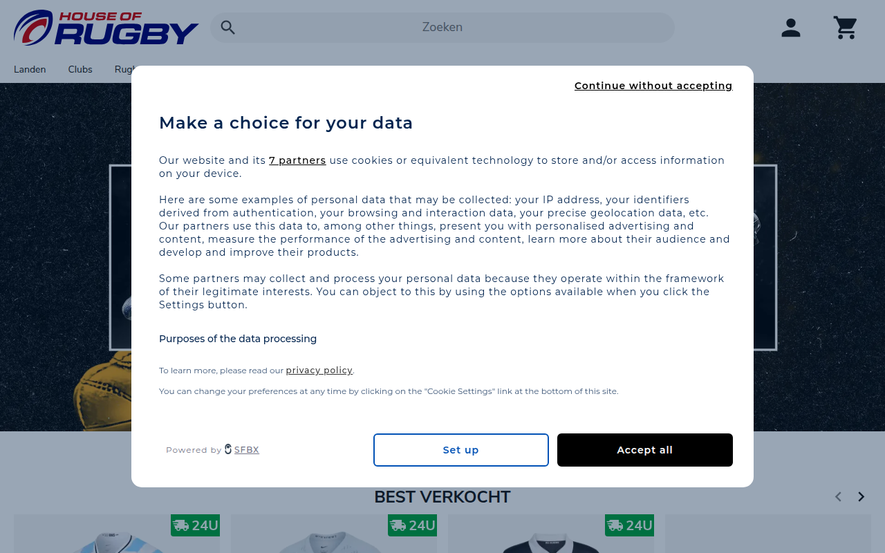 Screenshot van house-of-rugby.nl
