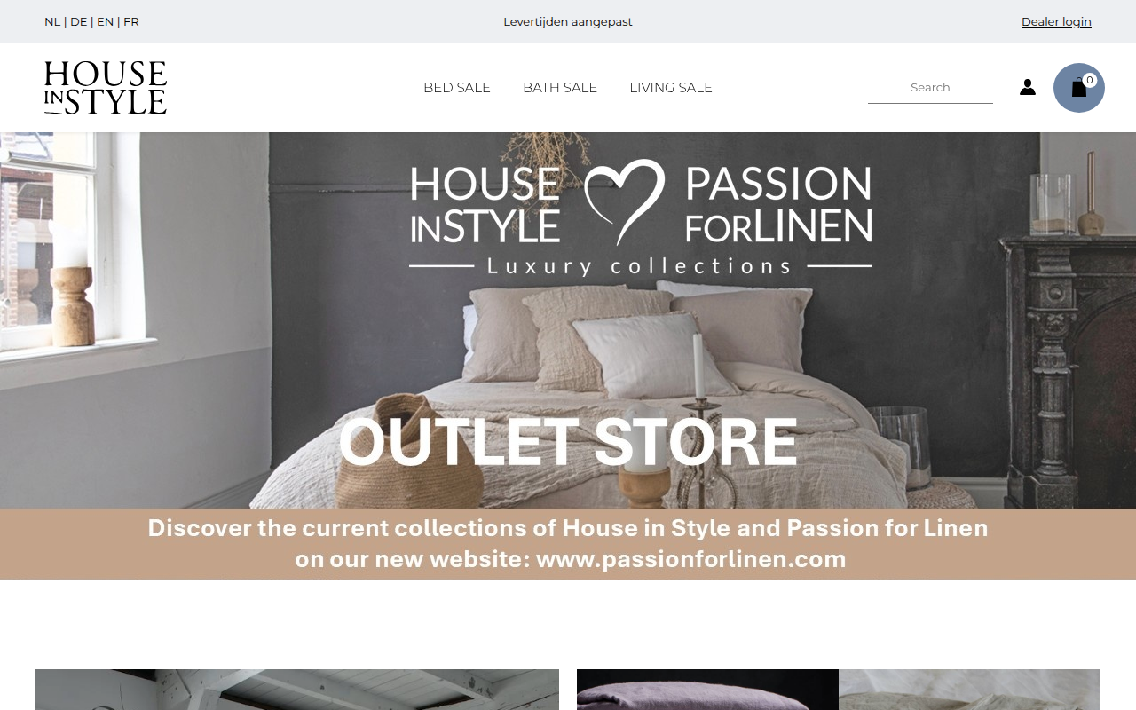Screenshot van houseinstyle.nl