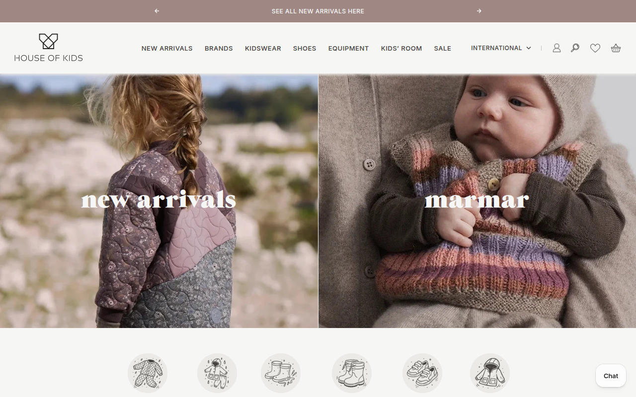 Screenshot van houseofkids.com
