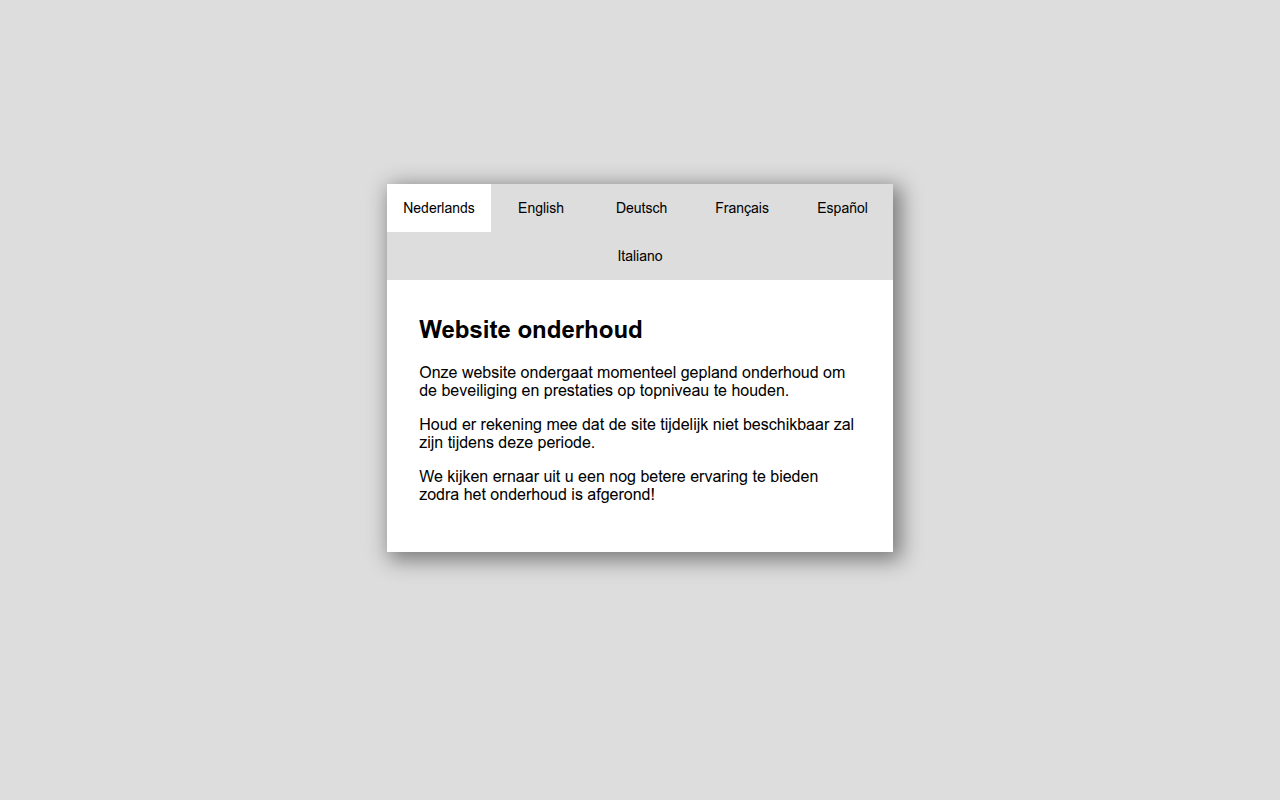 Screenshot van houtcompleet.nl
