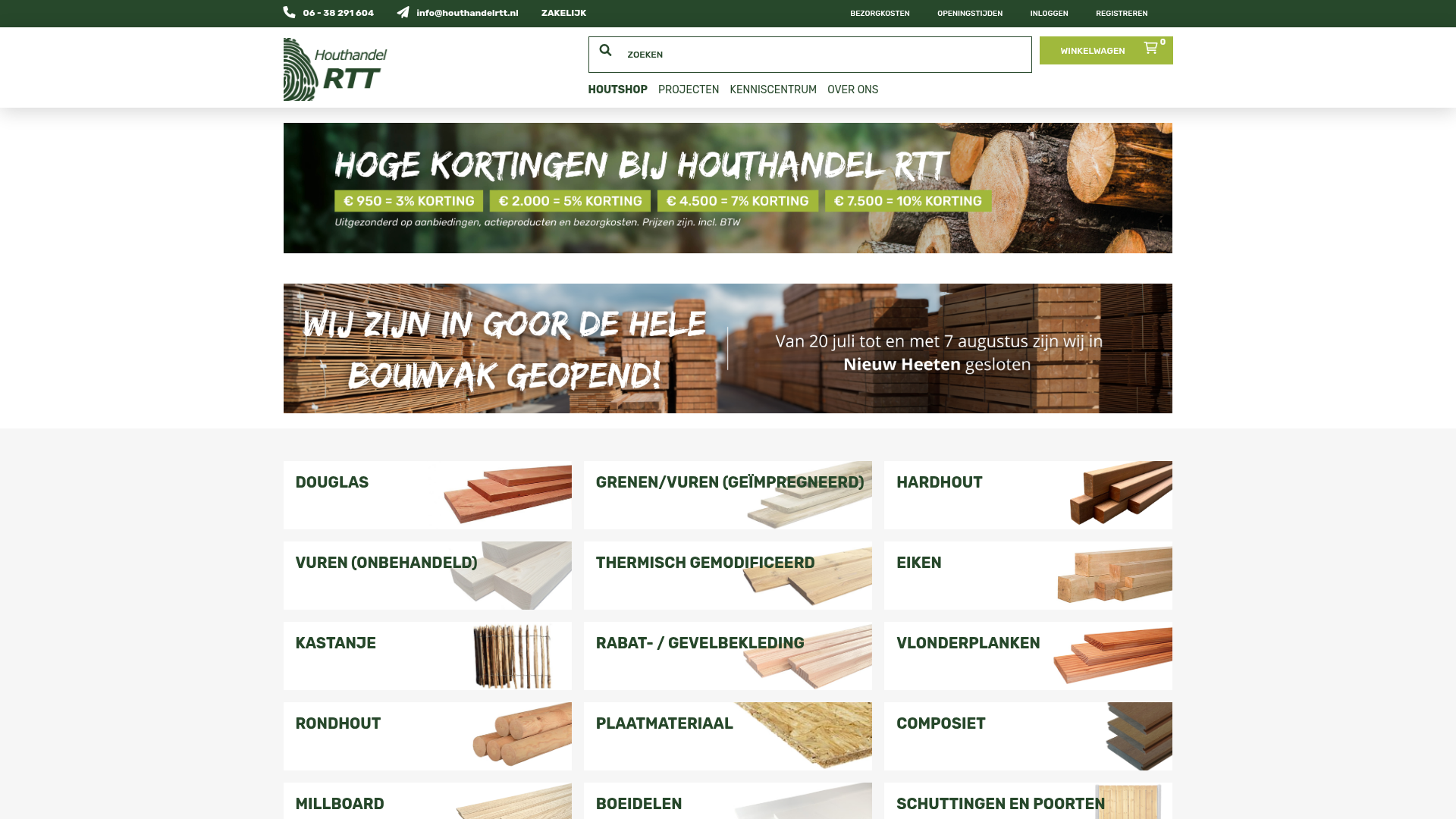 Screenshot van houthandelrtt.nl