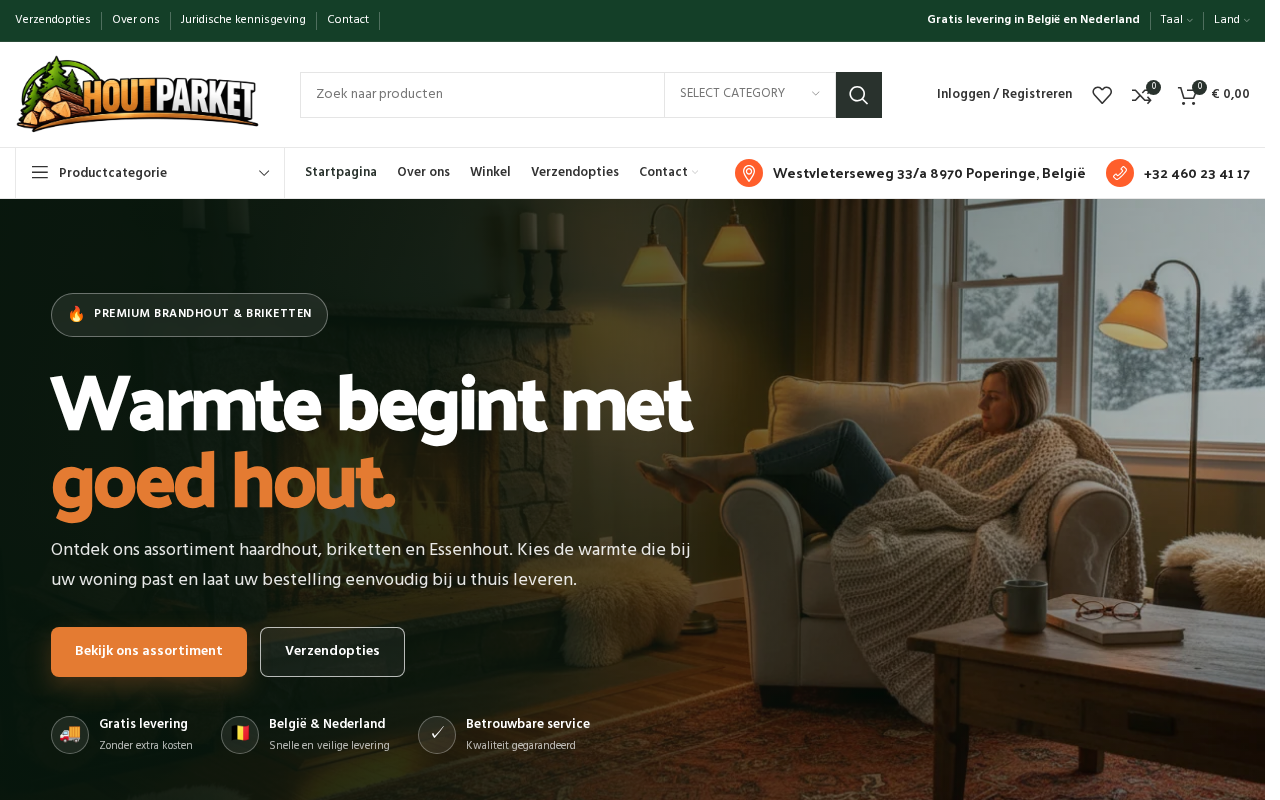 Screenshot van houtparket.com