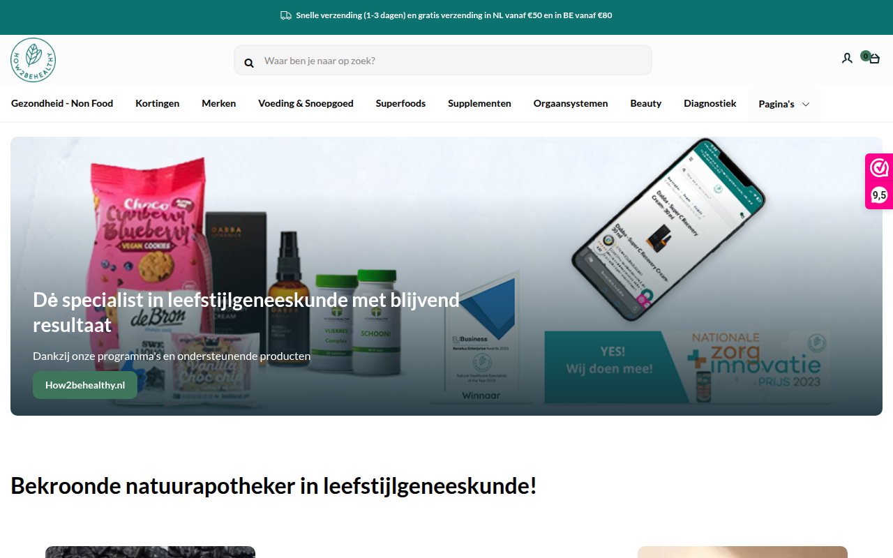 Screenshot van How2behealthy