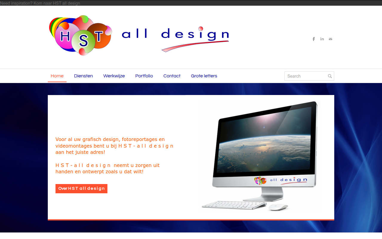 Screenshot van hst-alldesign.nl