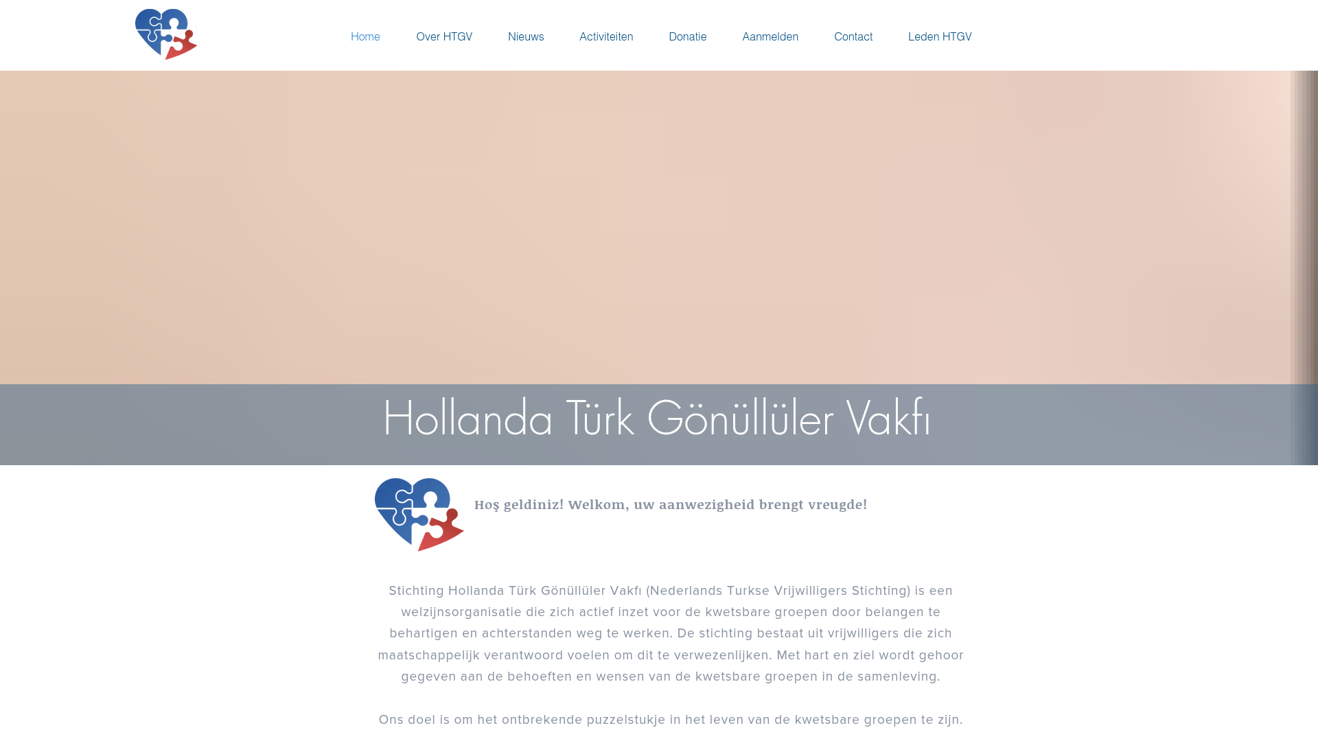Screenshot van htgv.nl