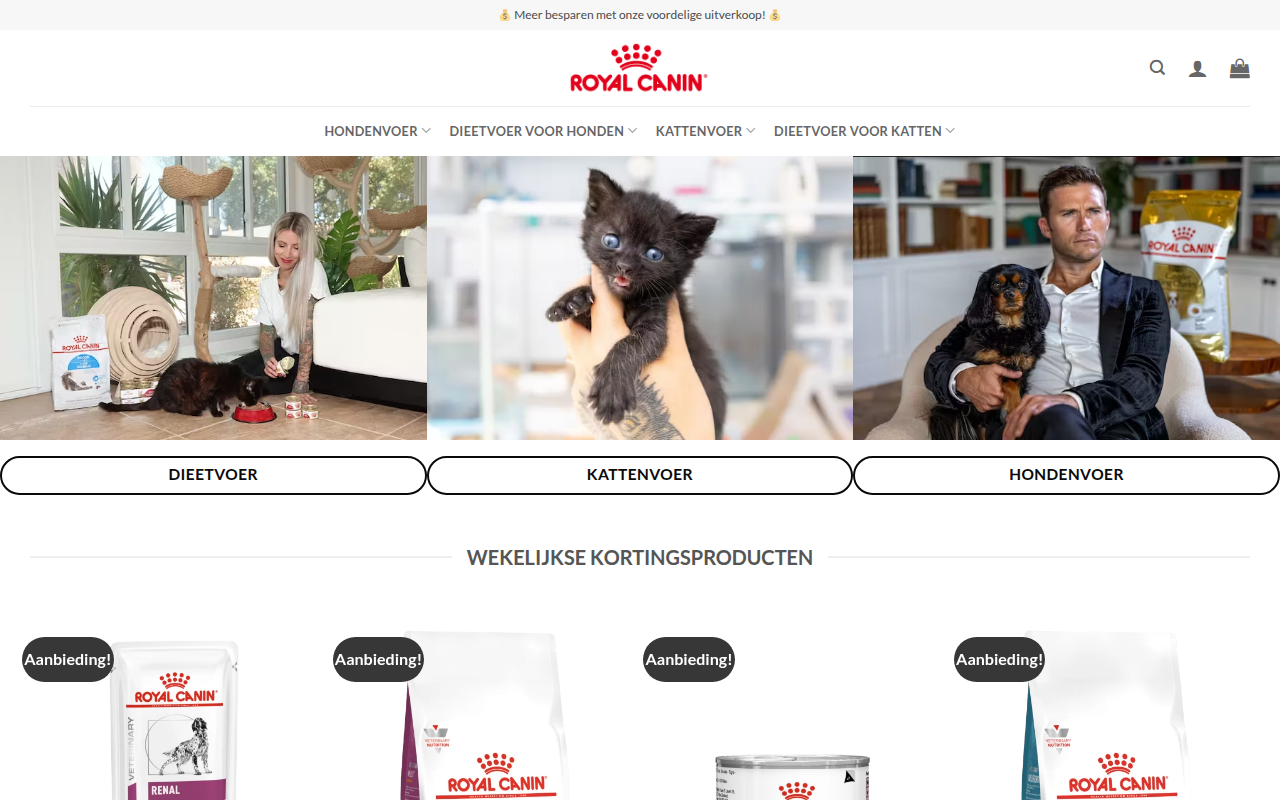 Screenshot van huisdieren-opslag.com