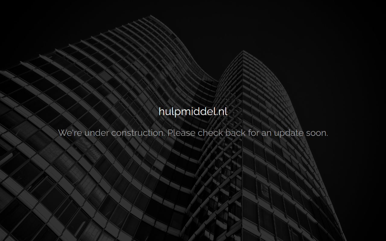 Screenshot van hulpmiddel.nl