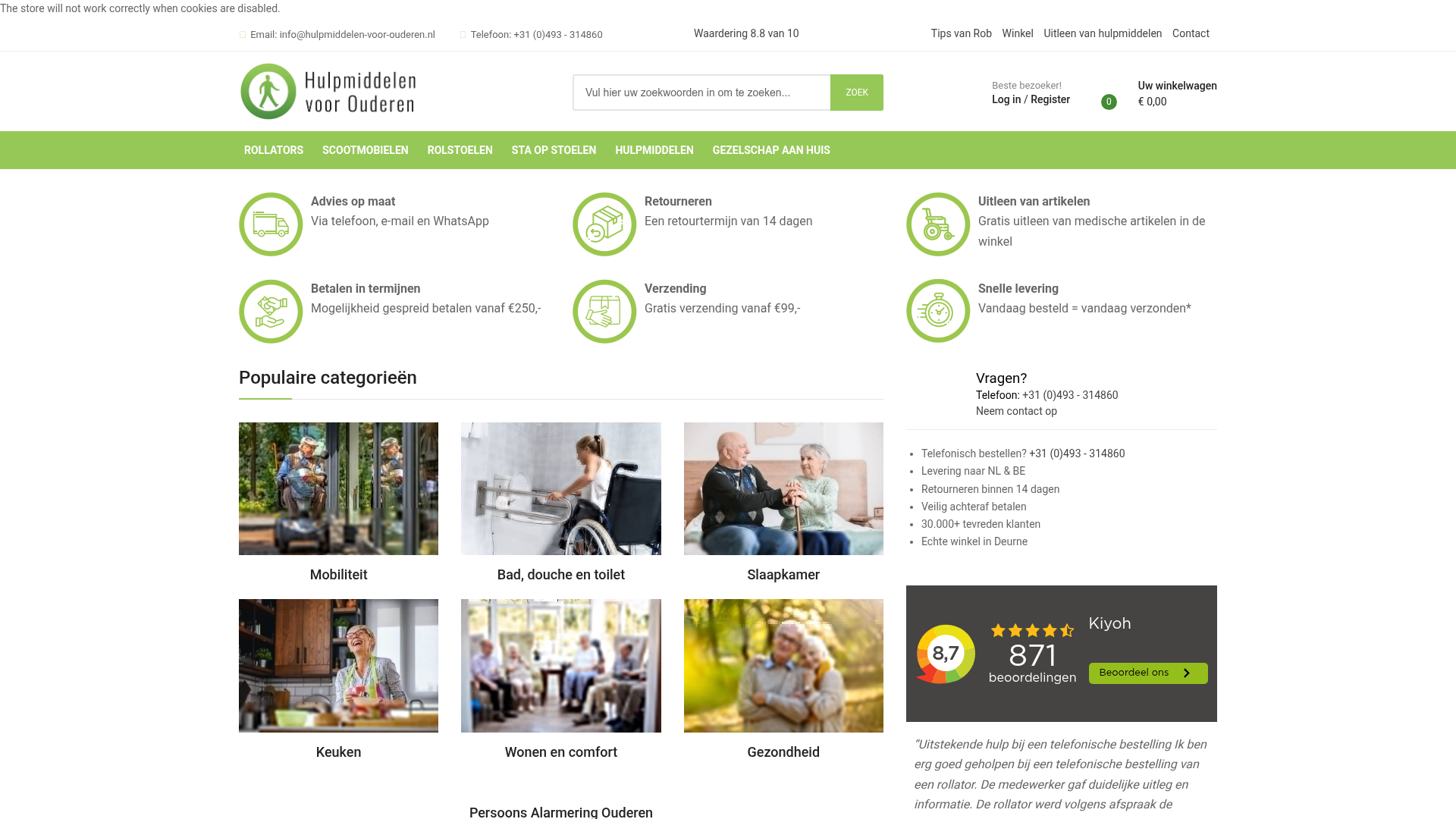 Screenshot van hulpmiddelen-voor-ouderen.nl