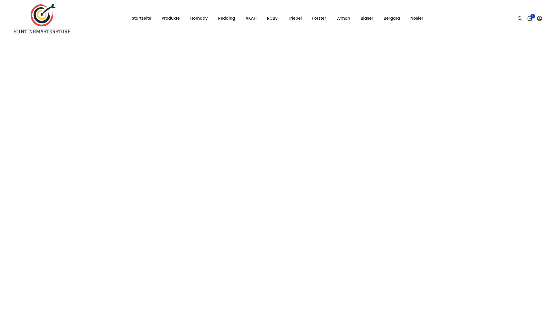 Screenshot van huntingmasterstore.com