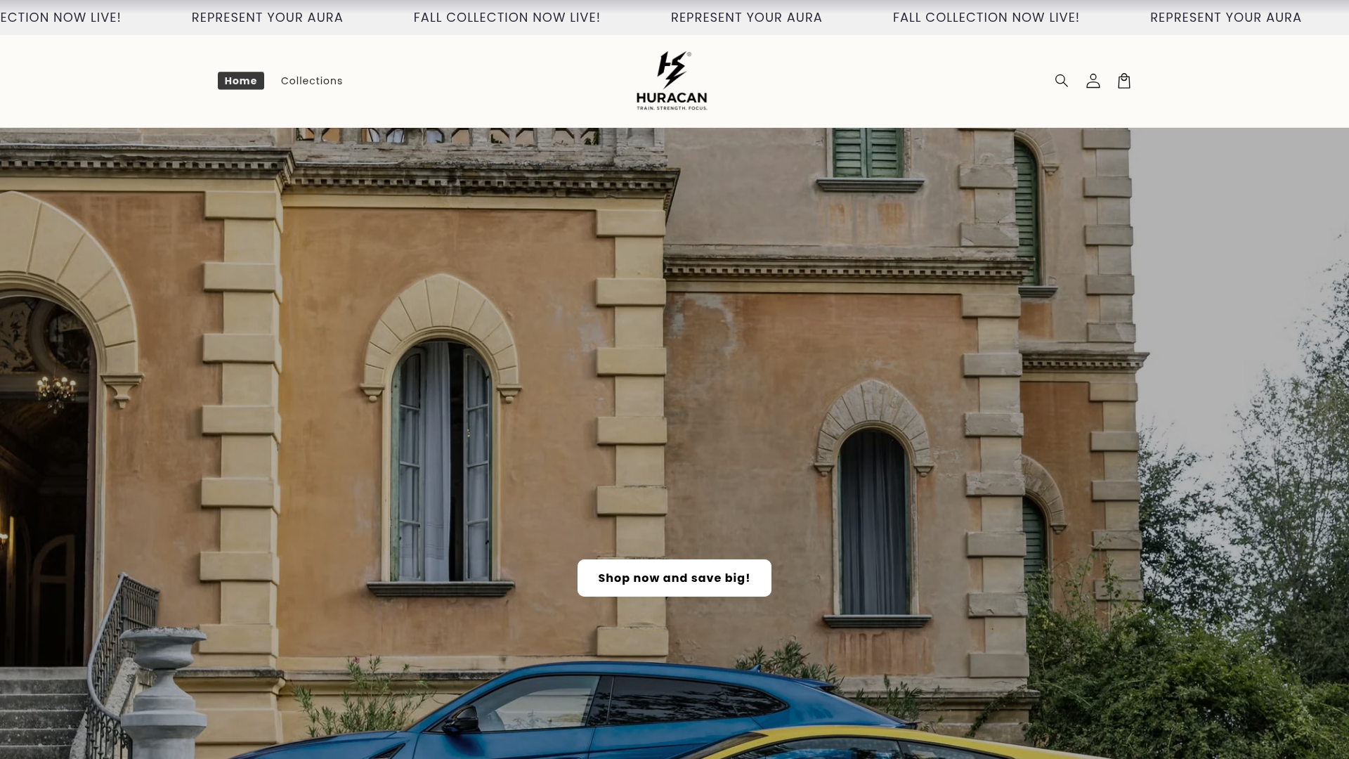 Screenshot van huracanperformance.com