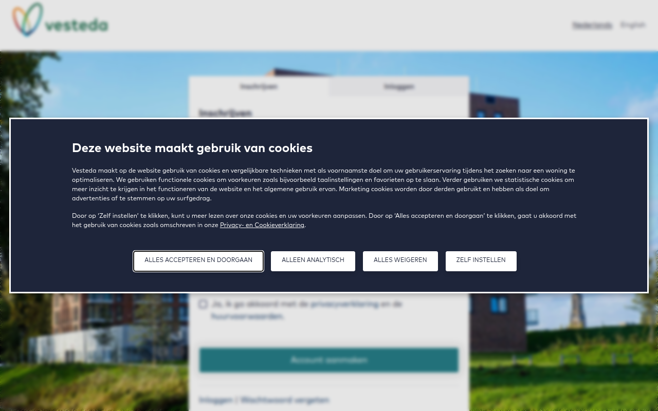 Screenshot van hurenbij.vesteda.com