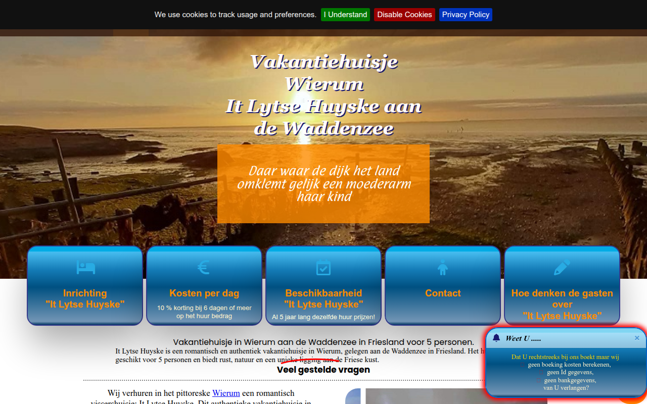 Screenshot van huyske.com
