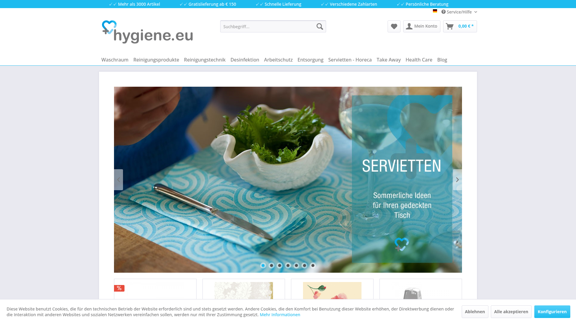 Screenshot van hygiene.eu