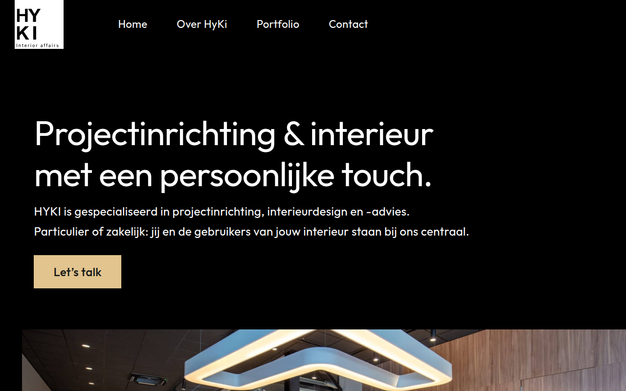 Screenshot van hyki.nl