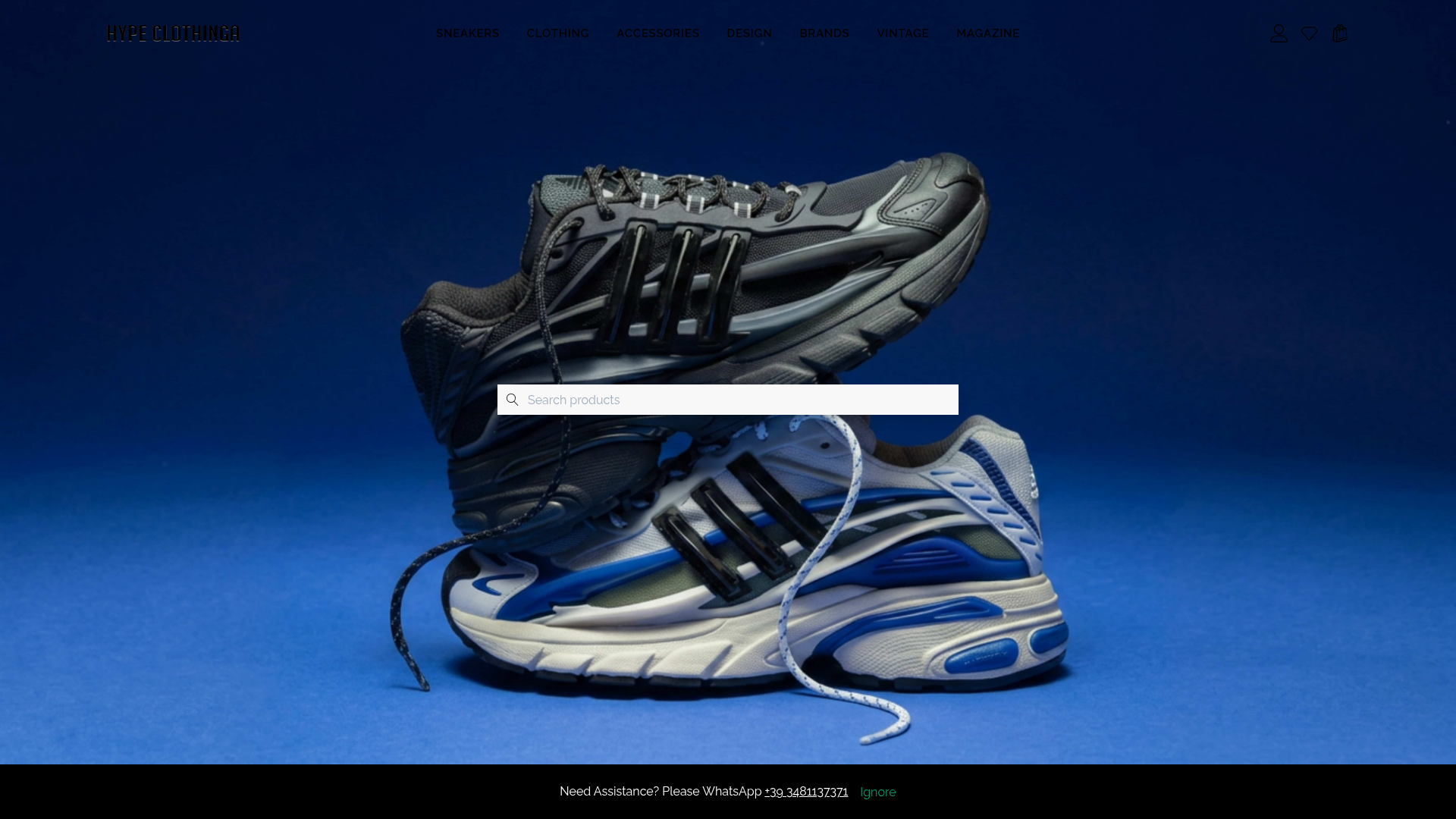 Screenshot van hypeclothinga.com