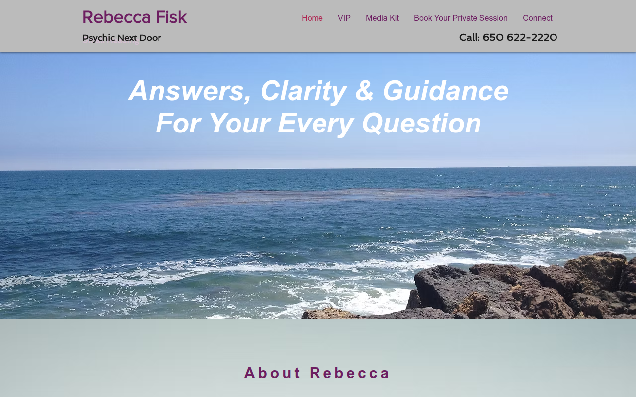 Screenshot van iamrebecca.com