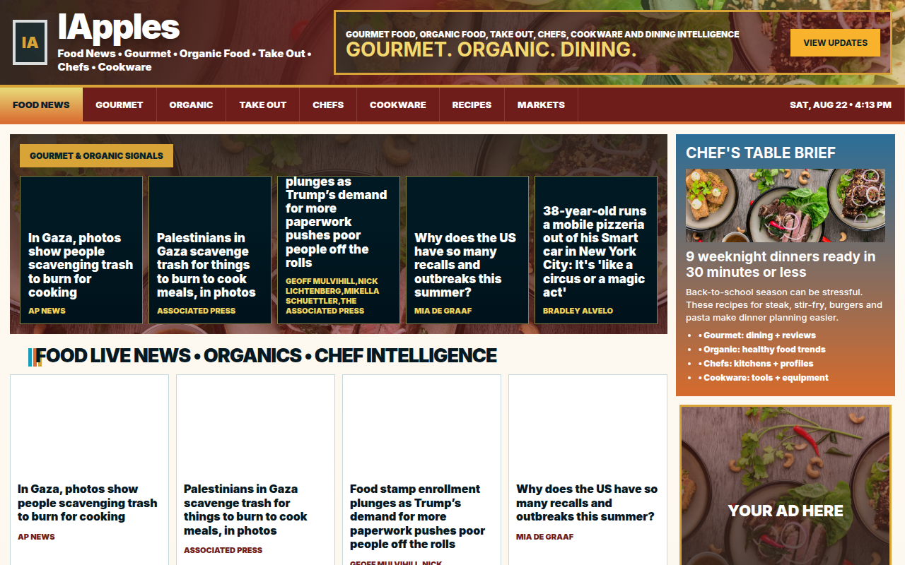 Screenshot van iapples.com